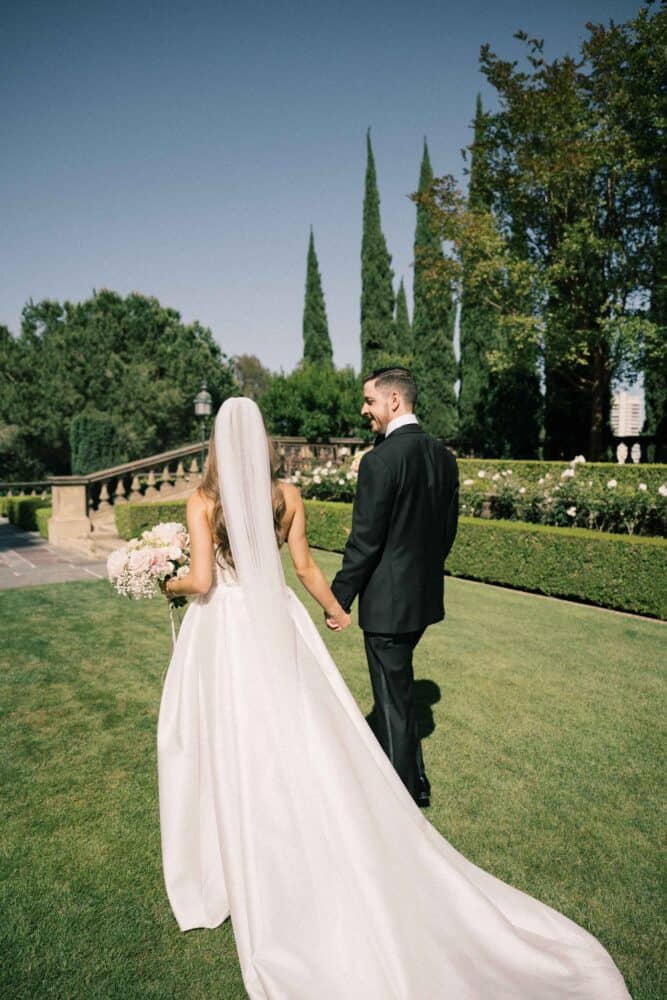 Wedding at Greystone Mansion, Beverly Hills, by Rivelle Media