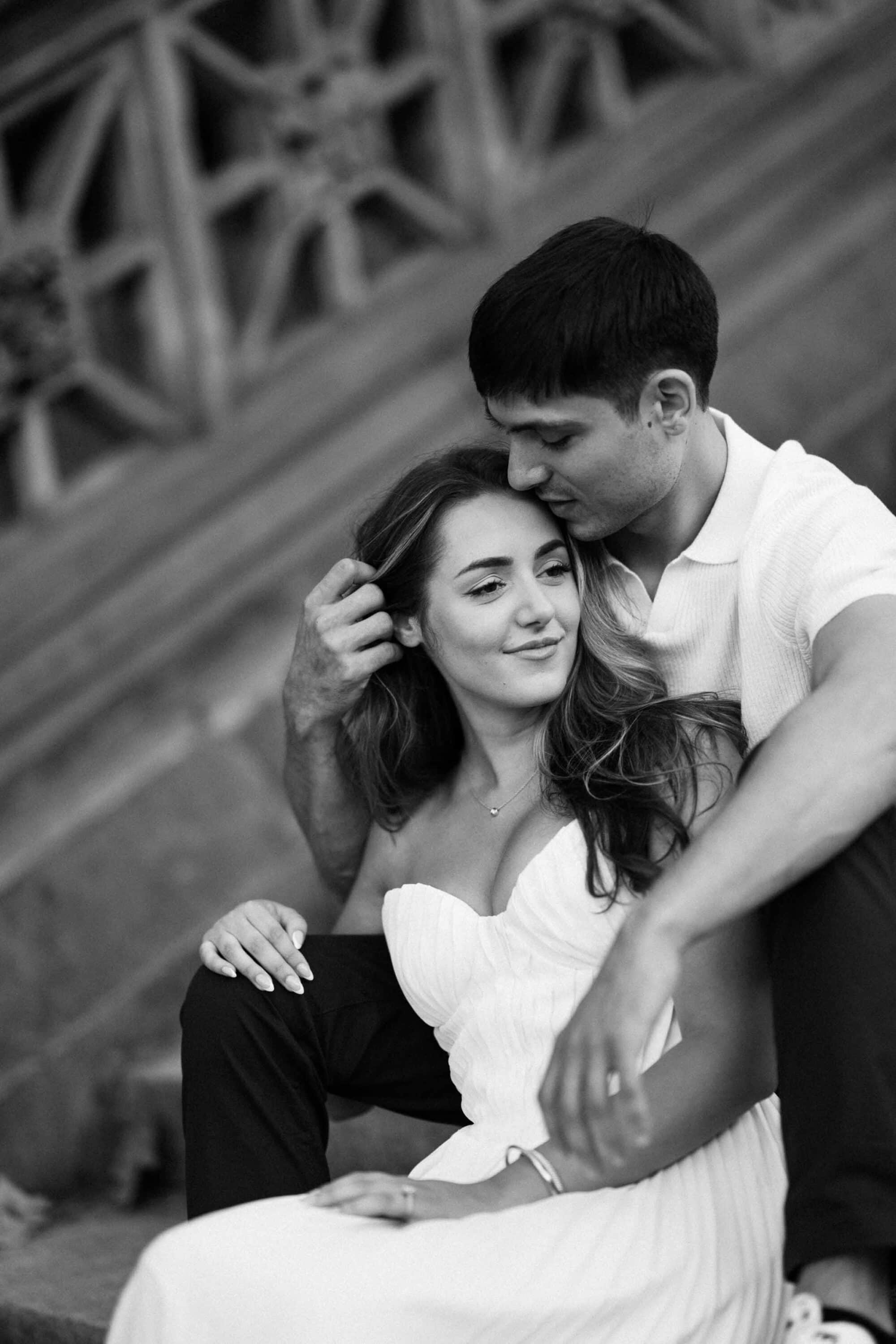 Central Park engagement photos of Celena and Cameron in New York City