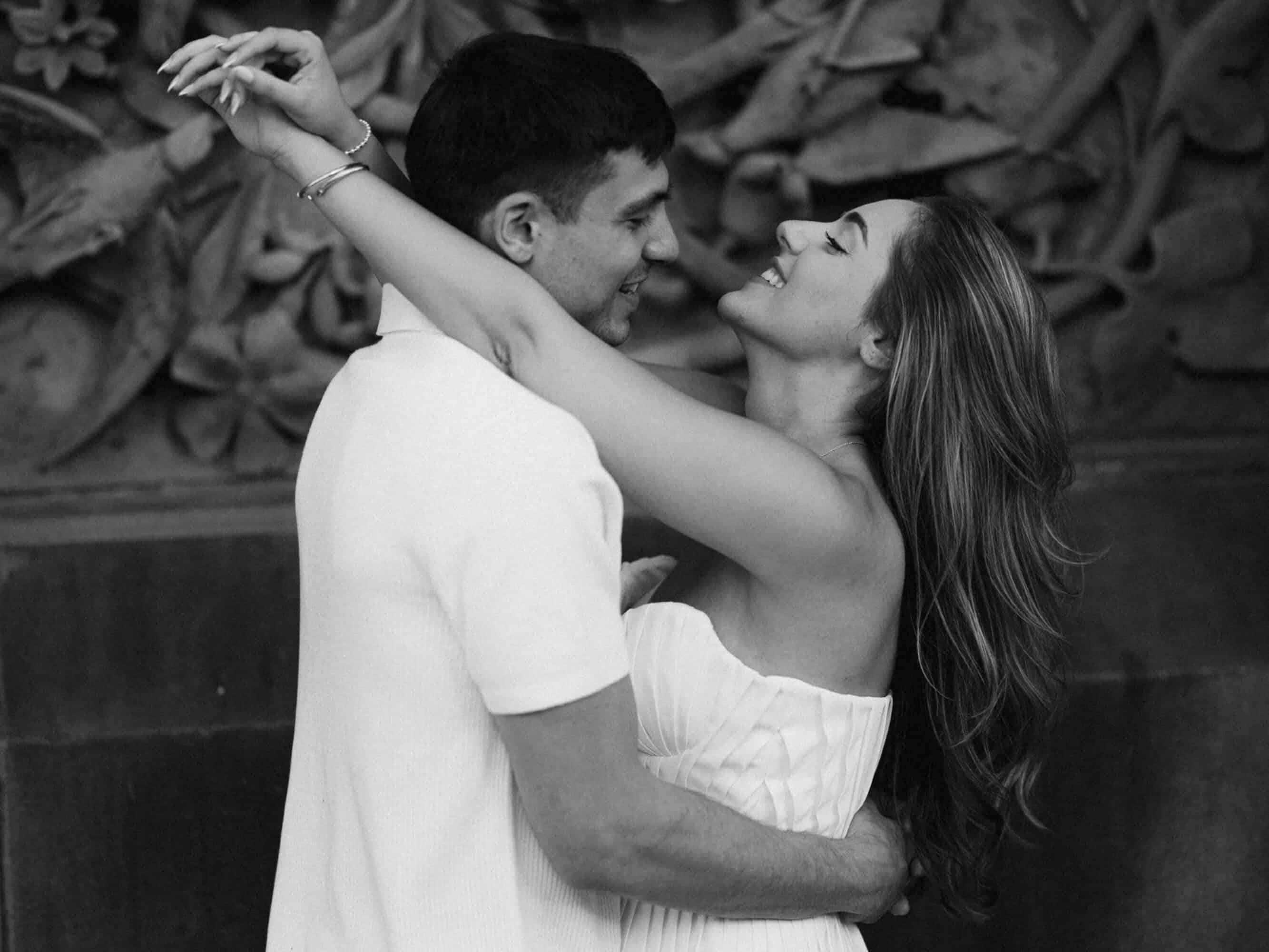Relaxed, natural engagement photography in Central Park, NYC