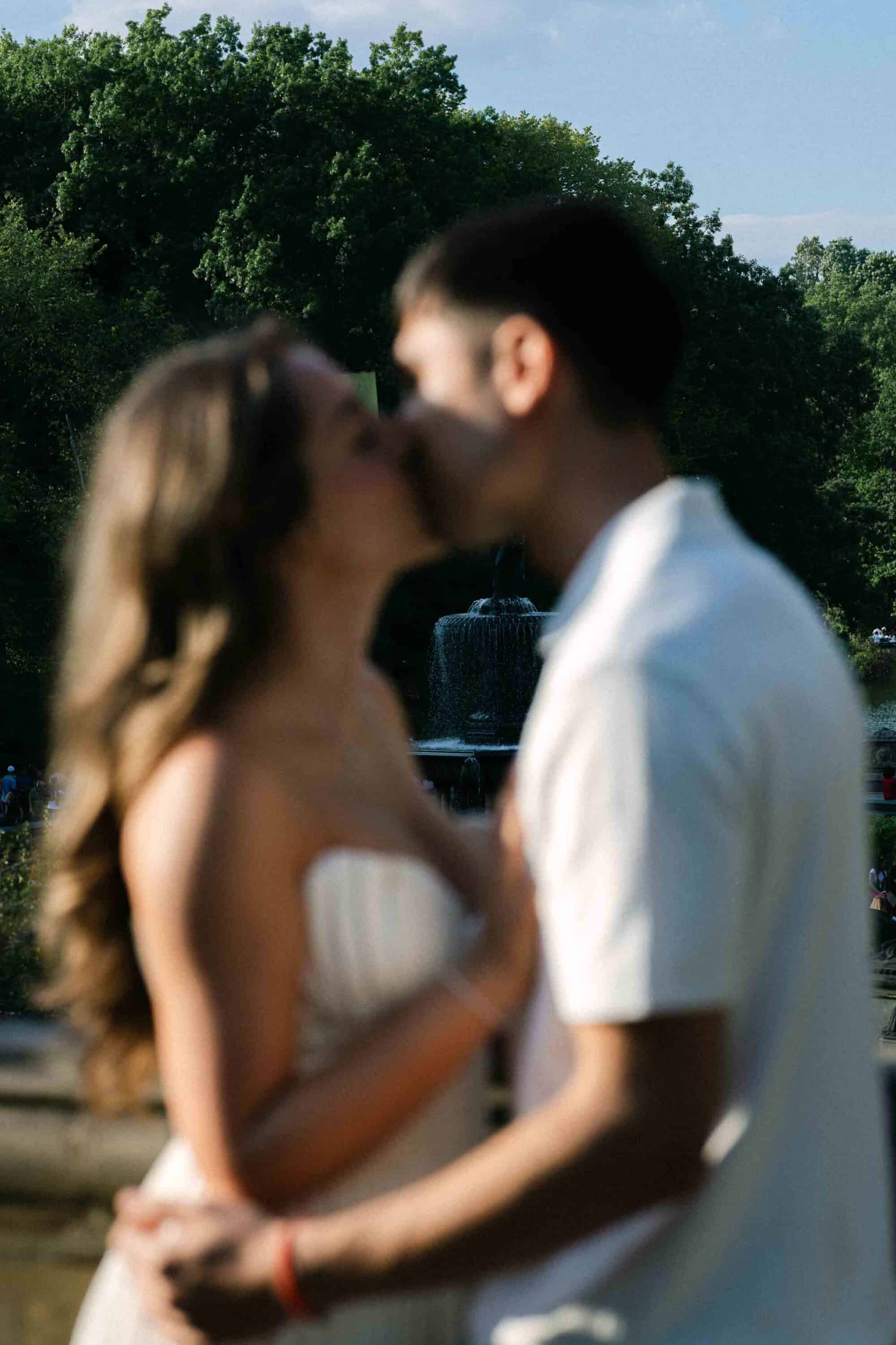 Editorial engagement photography in Central Park, New York