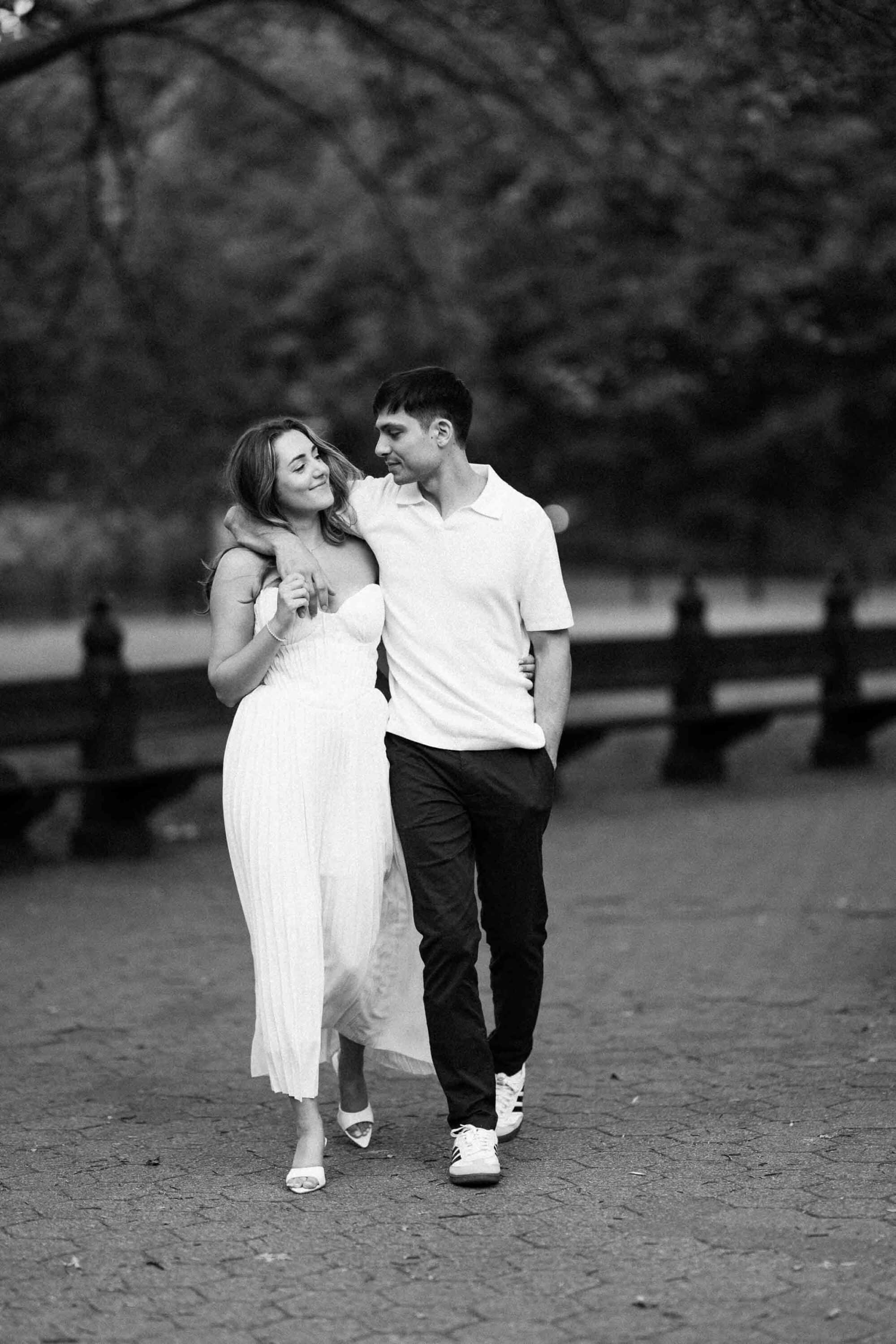 Editorial engagement photography in Central Park, New York