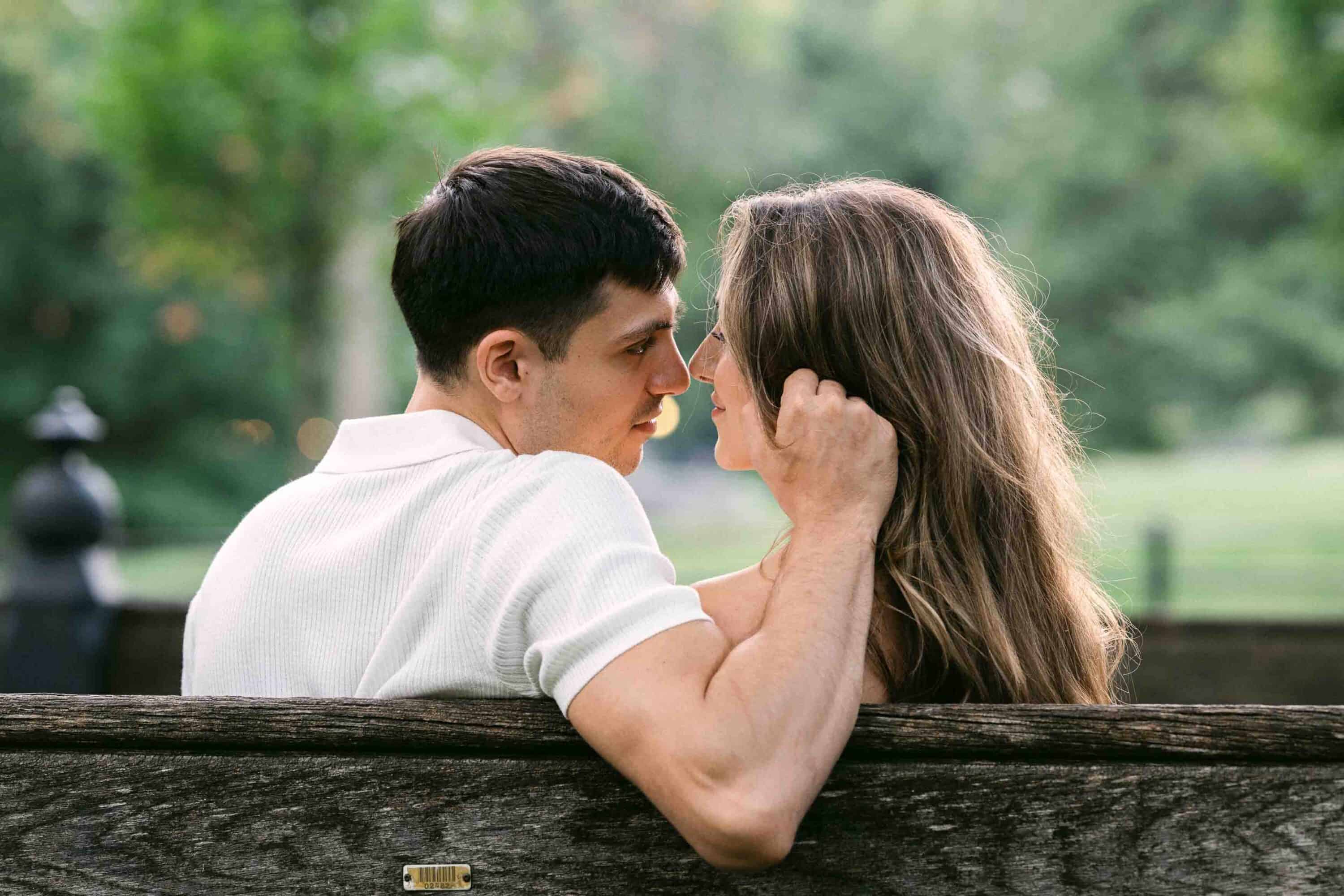 Effortless documentary engagement session in Central Park, New York City