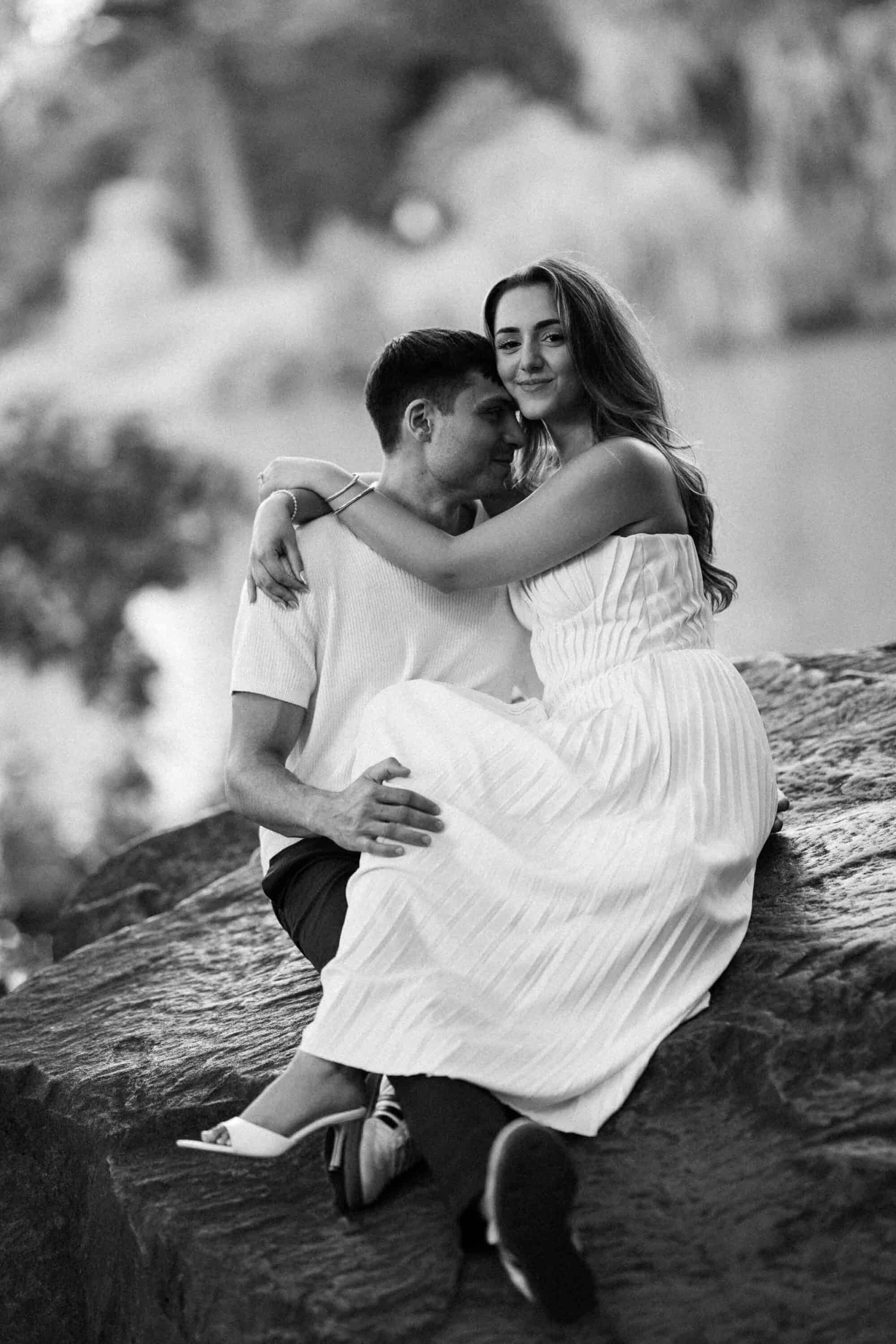 Relaxed, natural engagement photography in Central Park, NYC