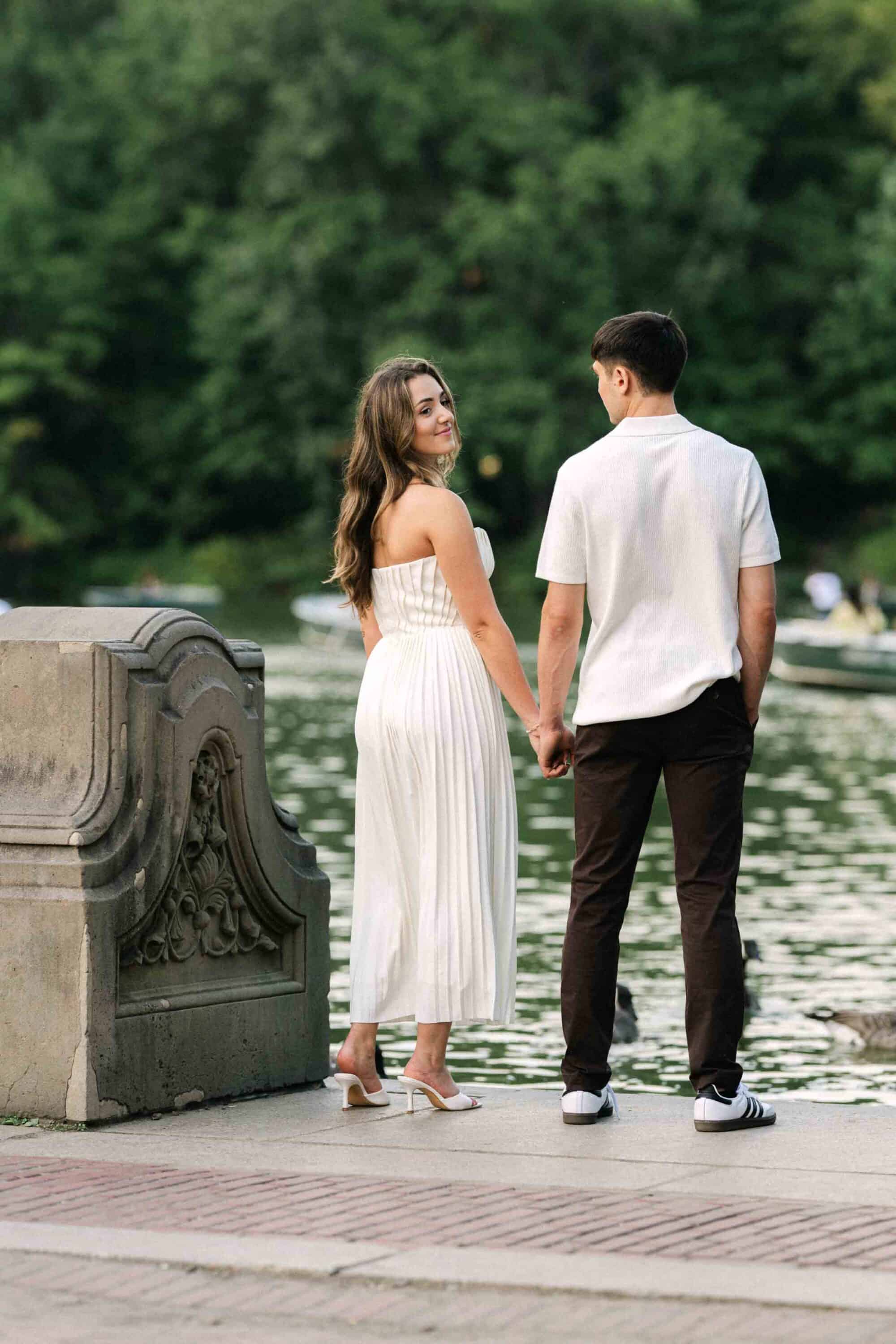 Editorial engagement photography in Central Park, New York