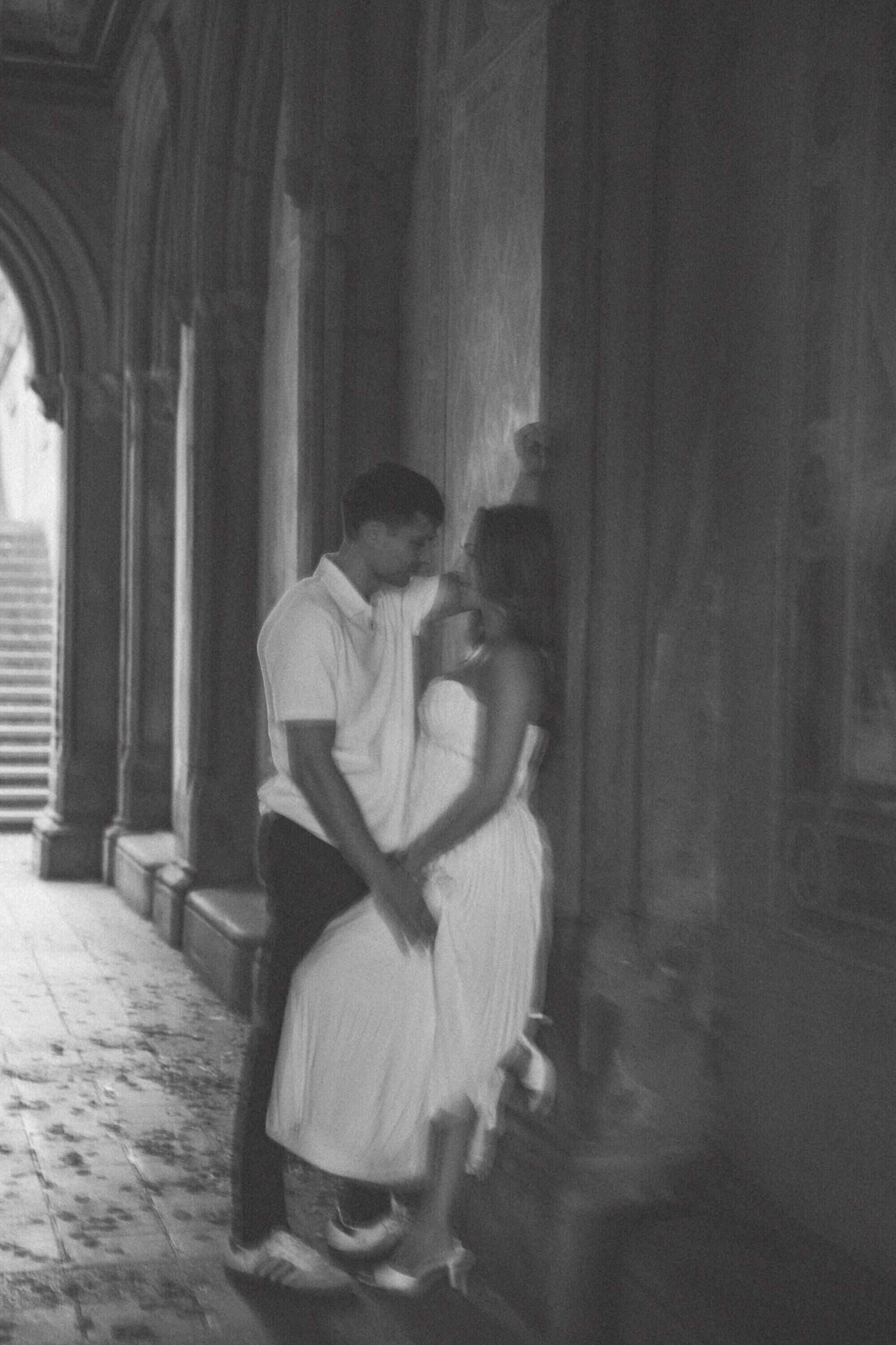 Relaxed, natural engagement photography in Central Park, NYC