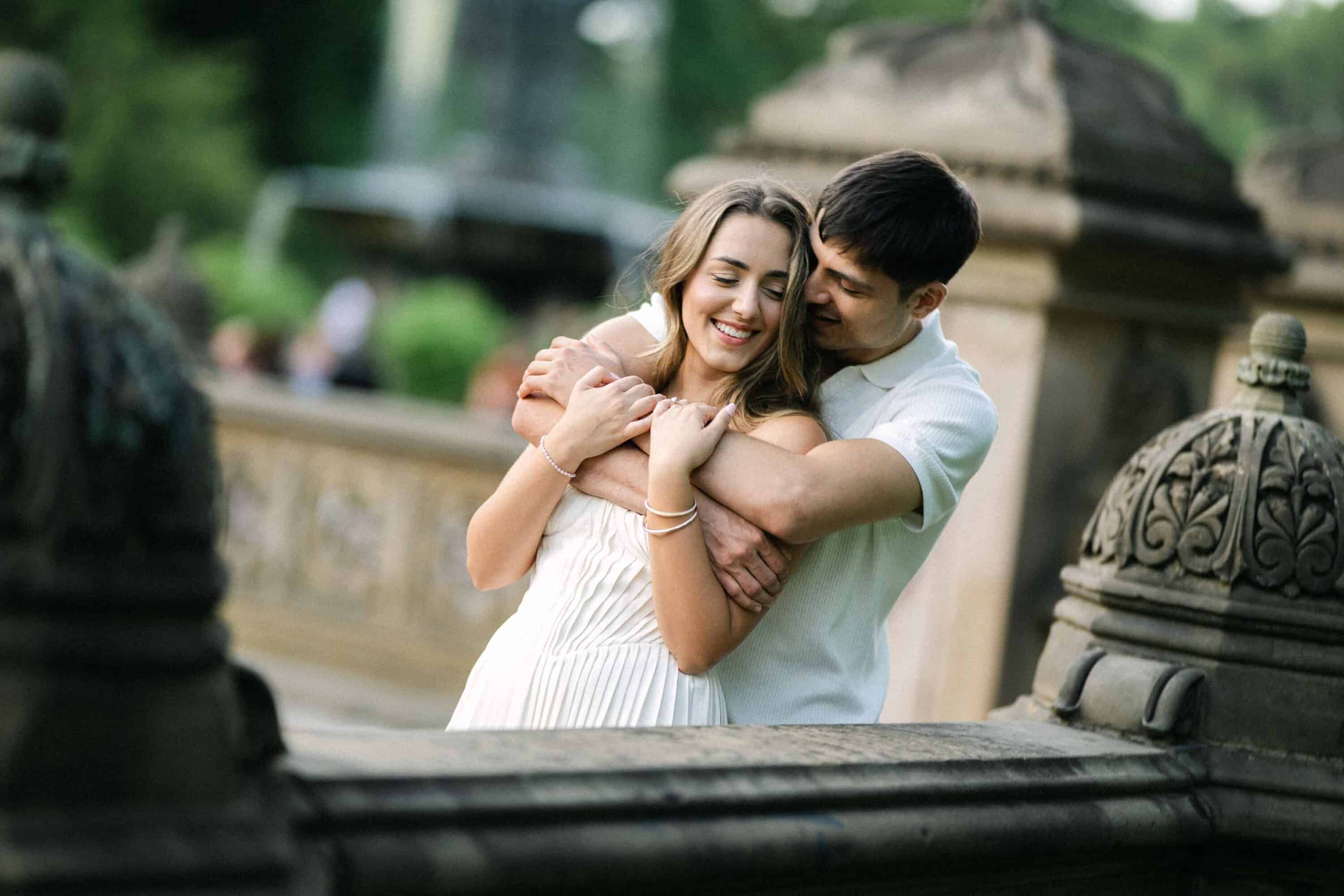 Editorial engagement photography in Central Park, New York