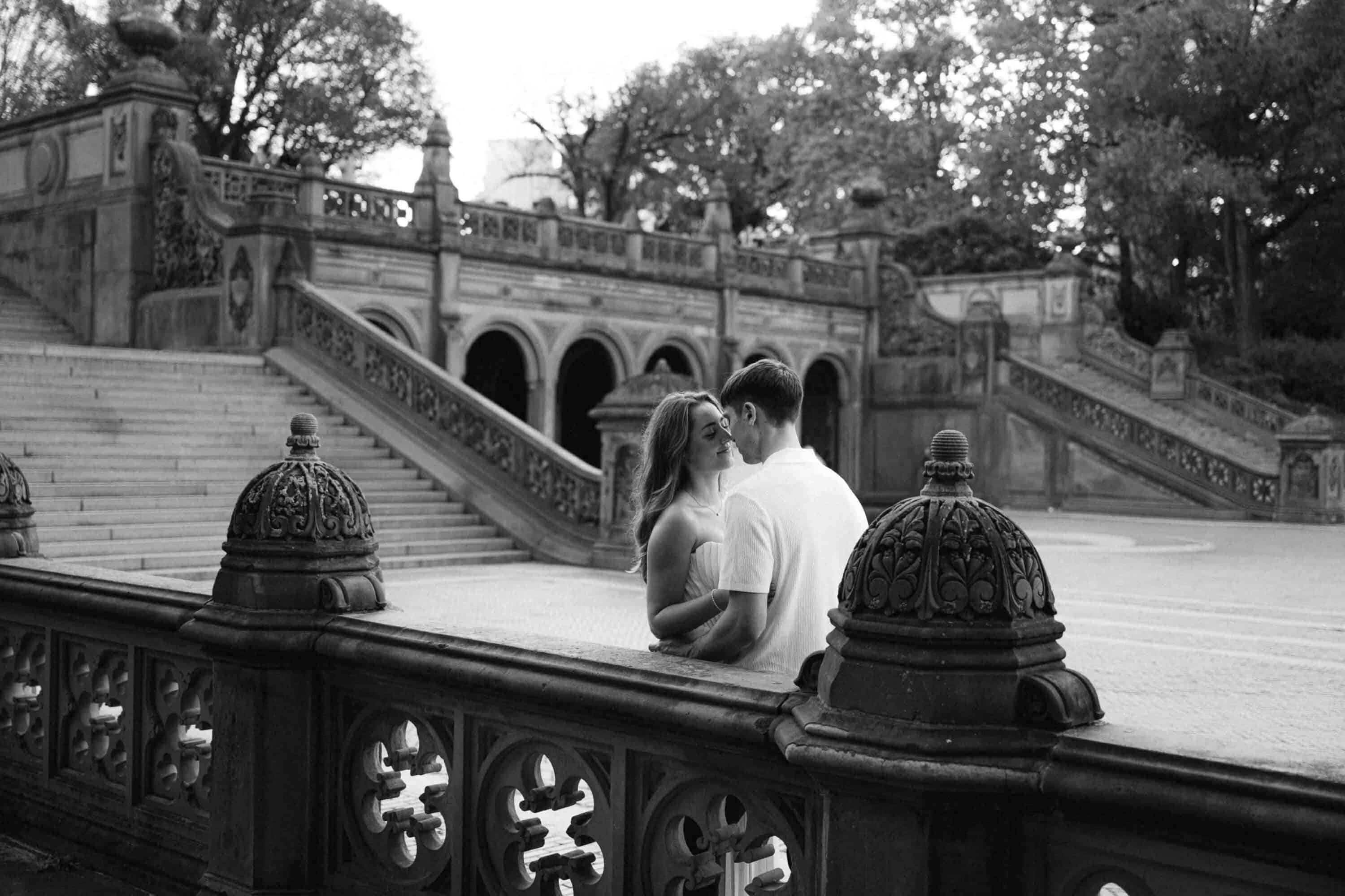Effortless documentary engagement session in Central Park, New York City